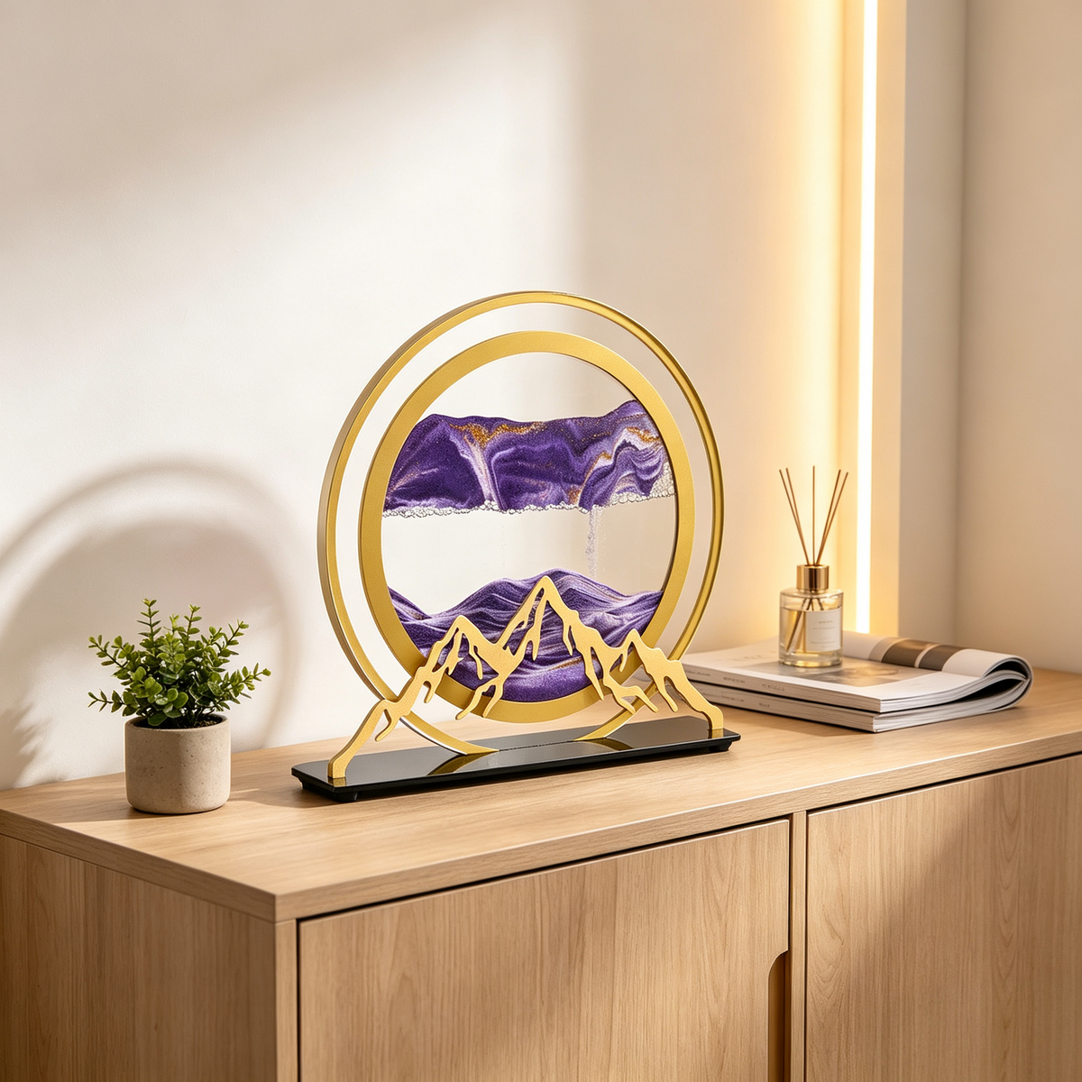 Vivflo Amethyst Dusk Moving Sand Art