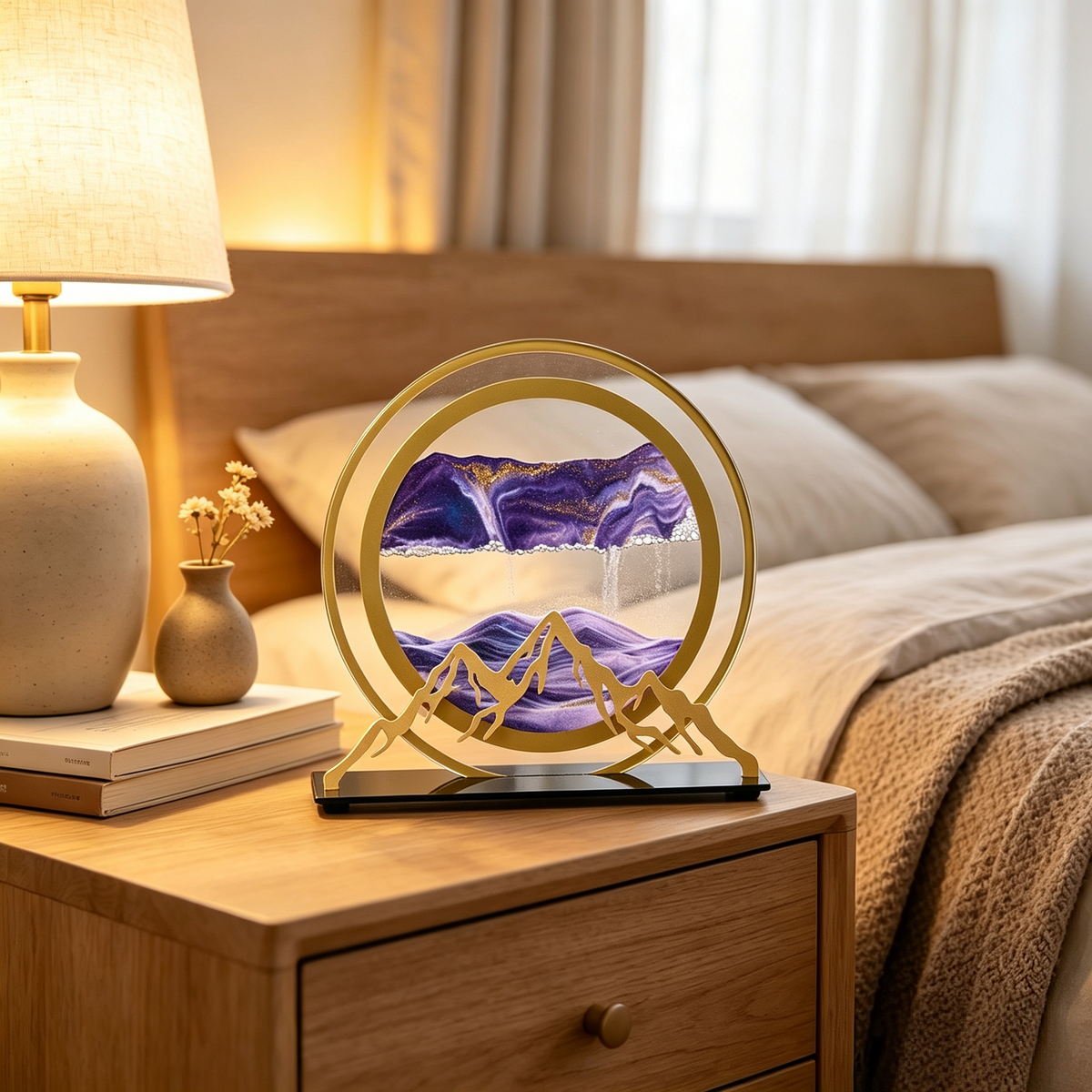 Vivflo Amethyst Dusk Moving Sand Art
