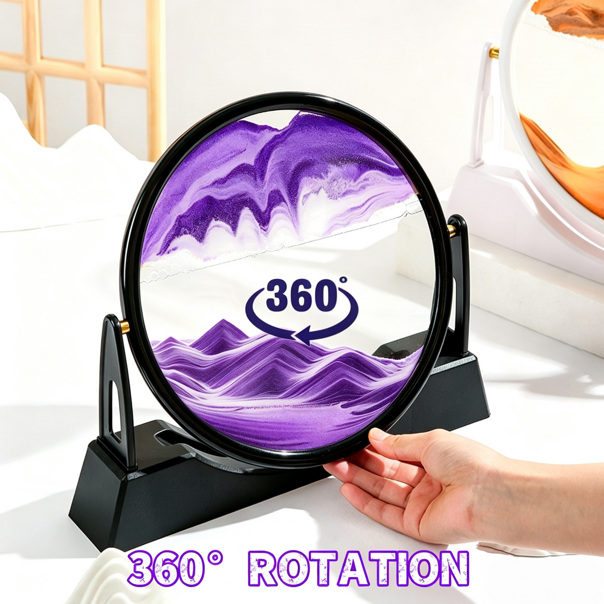 Vivflo Mystic Purple Moving Sand Art