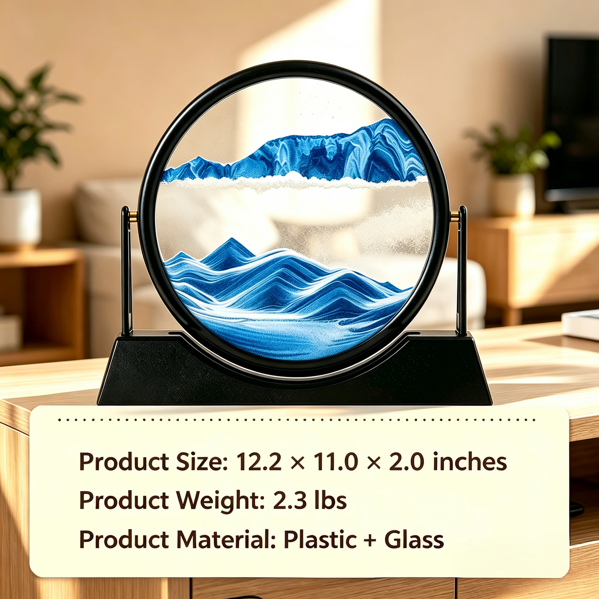 Vivflo Ocean Blue Moving Sand Art