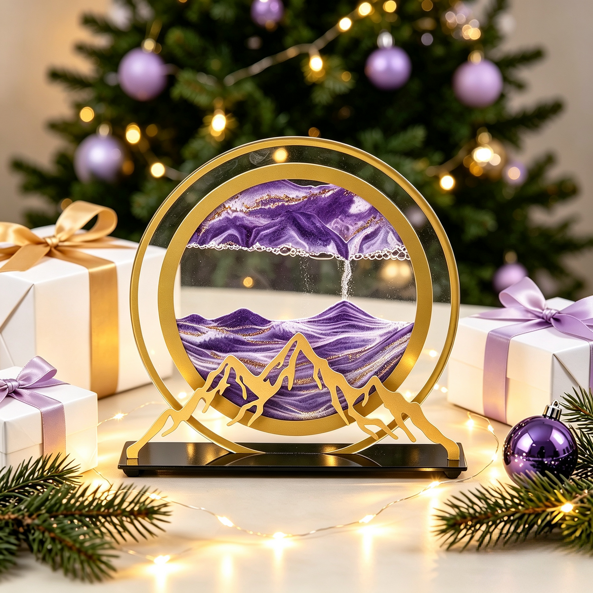 Vivflo Amethyst Dusk Moving Sand Art
