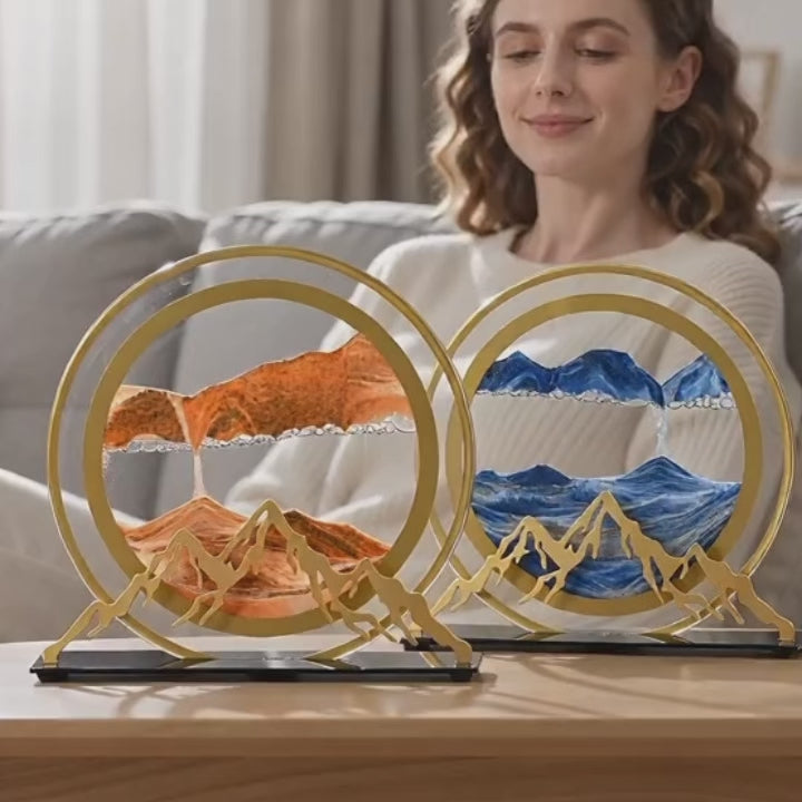 Vivflo Amber Sunrise Moving Sand Art